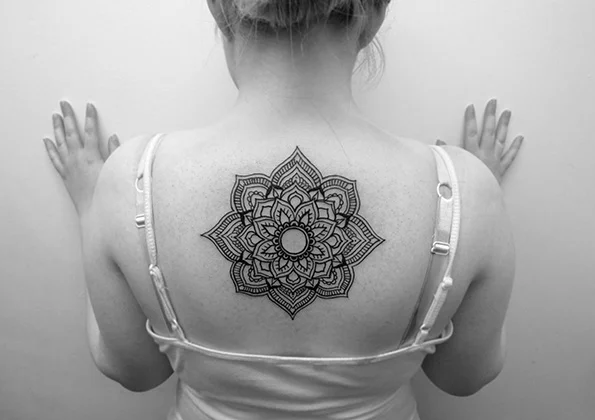 mandala back tattoo tumblr