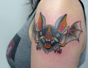 Bat tattoo by Matt