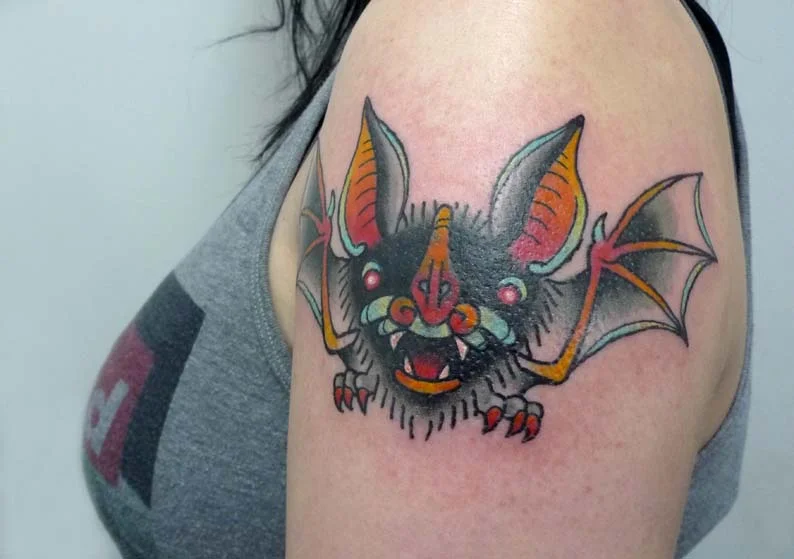 Baby Bat - Ephemeral Tattoo ®