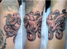 Octopus tattoo by Calum